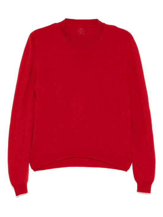Roma Cashmere Jumper - Red La Scala