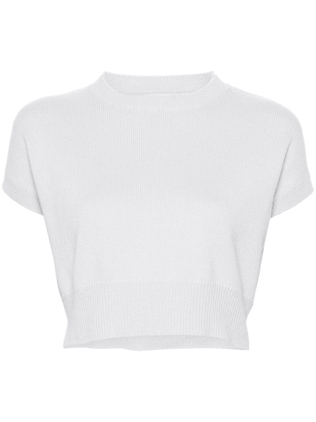 Genova Sleeveless Cashmere Jumper - Angel