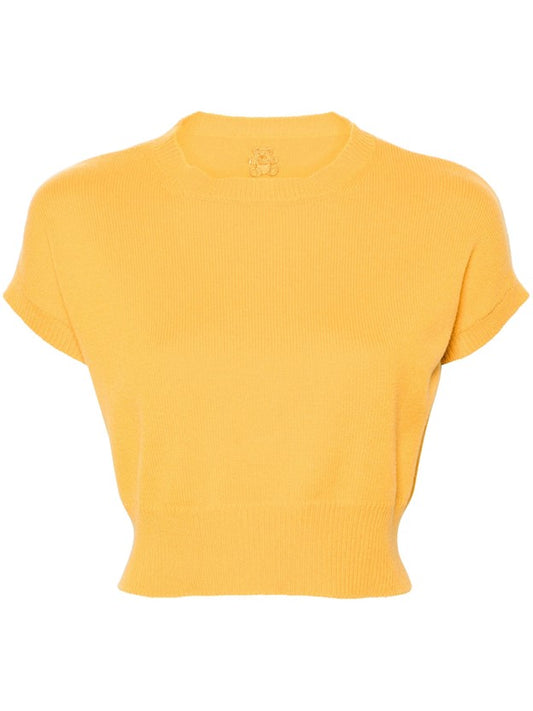 Genova Sleeveless Cashmere Jumper - Nasturtium