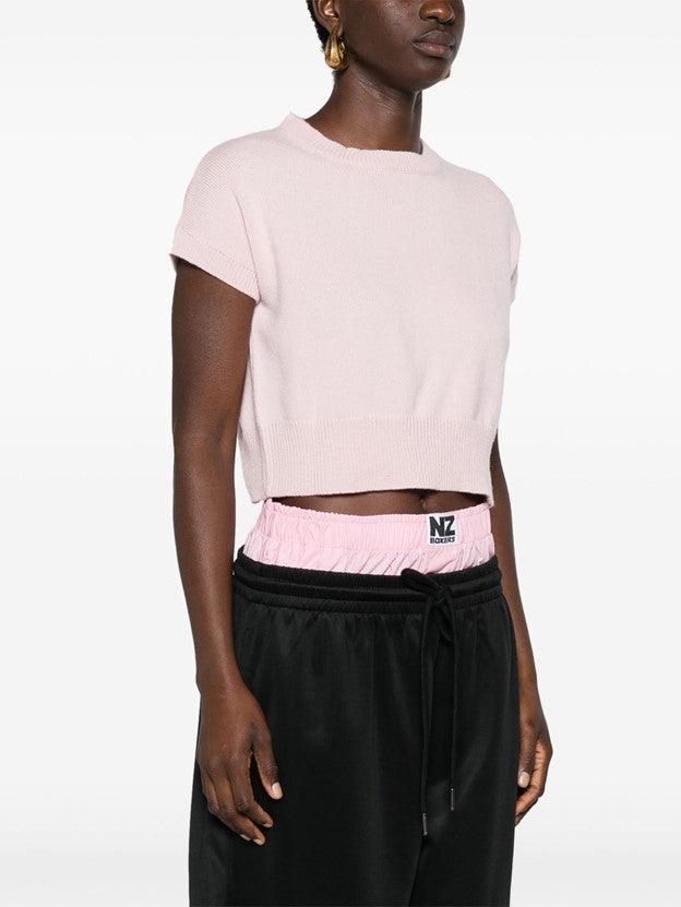 Genova Sleeveless Cashmere Jumper - Tea Rose