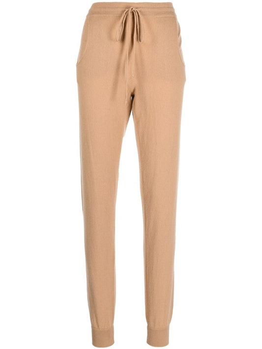 Milano Drawstring Cashmere Joggers - Dune