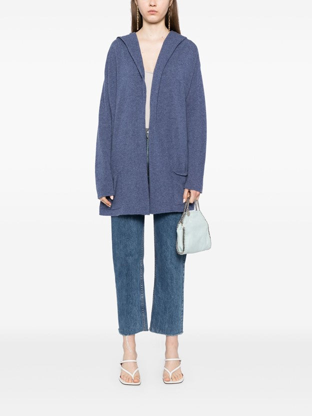 Napoli Lightweight Cashmere Cardigan - Blue Wash