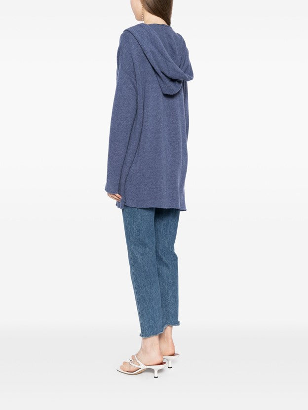 Napoli Lightweight Cashmere Cardigan - Blue Wash