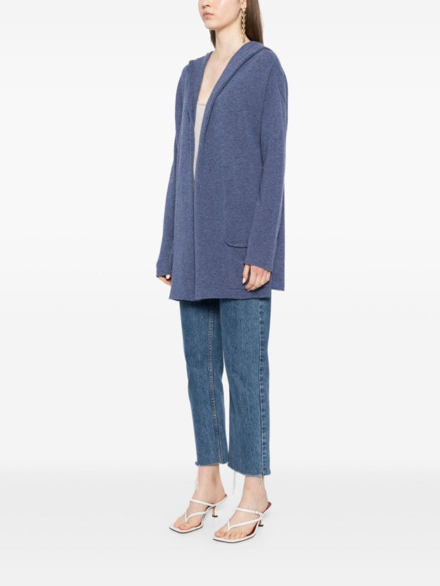 Napoli Lightweight Cashmere Cardigan - Blue Wash