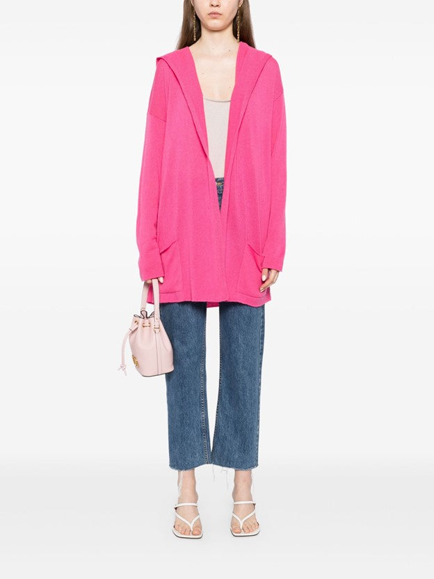 Napoli Lightweight Cashmere Cardigan - Rose du Soir