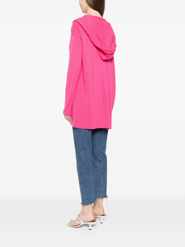 Napoli Lightweight Cashmere Cardigan - Rose du Soir