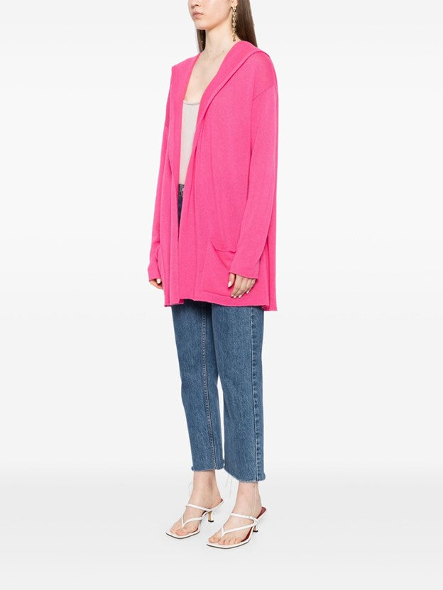 Napoli Lightweight Cashmere Cardigan - Rose du Soir