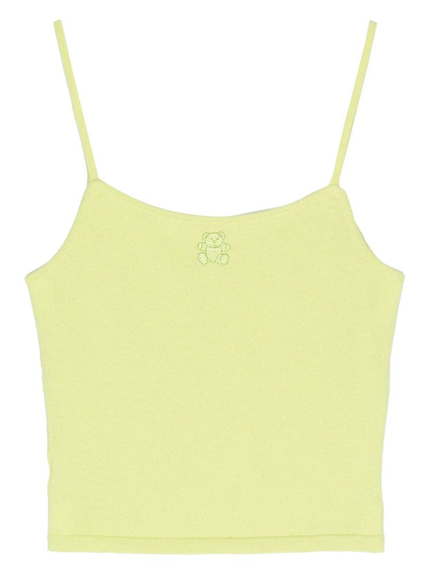 Rapallo Cashmere Tank Top - Asparagus