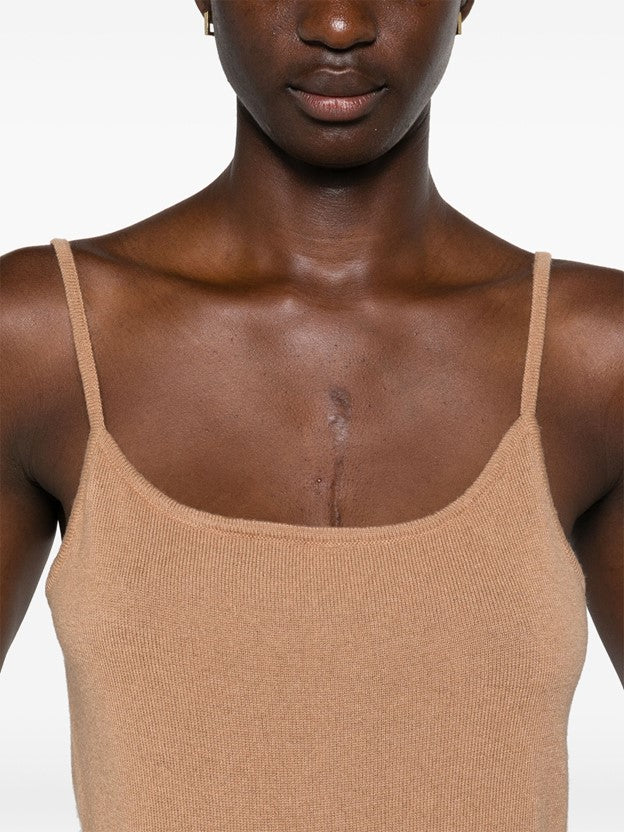 Rapallo Cashmere Tank Top - Dune