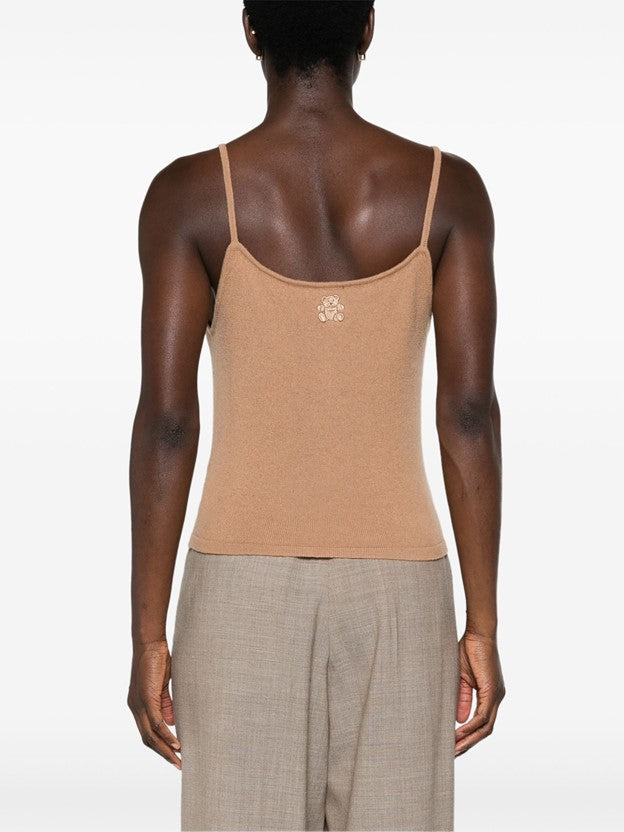 Rapallo Cashmere Tank Top - Dune