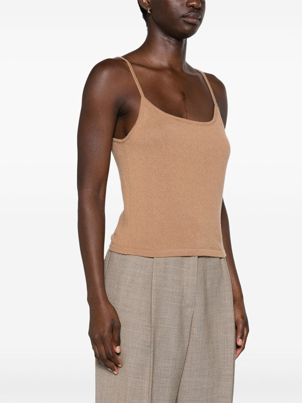 Rapallo Cashmere Tank Top - Dune