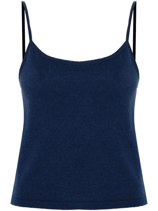 Rapallo Cashmere Tank Top - Neptune