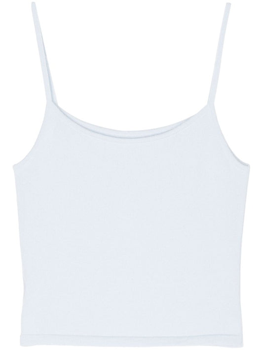 Rapallo Cashmere Tank Top - Porcelain