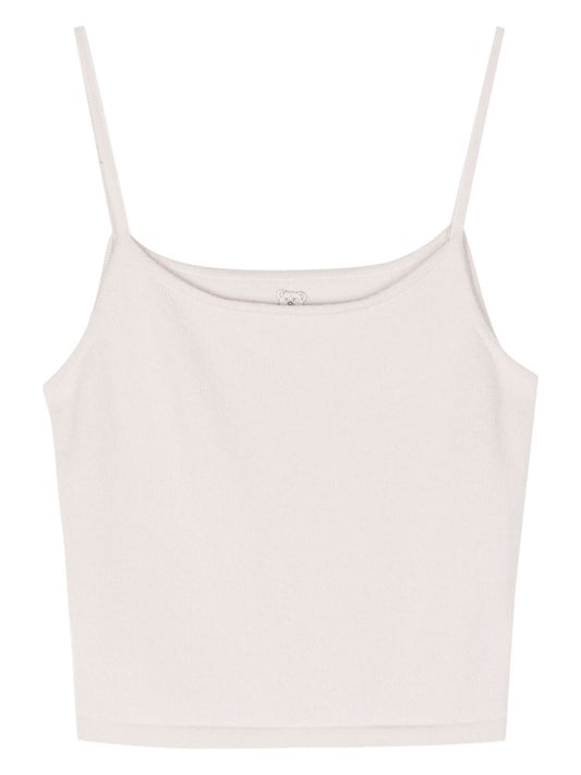 Rapallo Cashmere Tank Top - Snow Melt