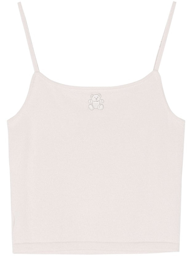 Rapallo Cashmere Tank Top - Snow Melt