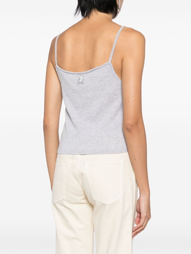 Rapallo Cashmere Tank Top - Fog