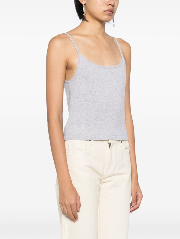 Rapallo Cashmere Tank Top - Fog