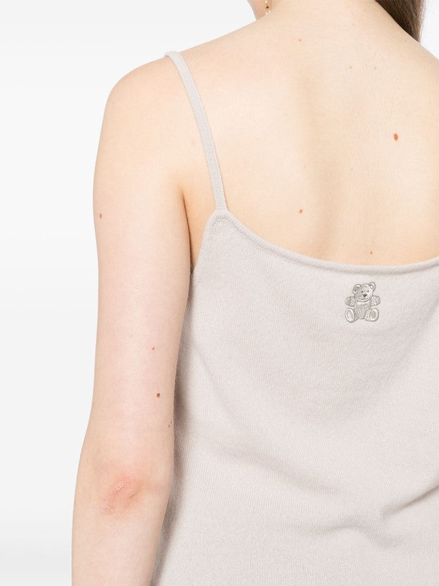 Rapallo Cashmere Tank Top - Snow Melt