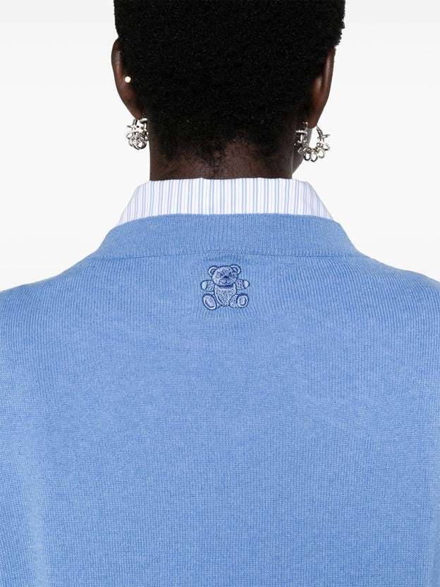 Roma Cashmere Jumper - Azure