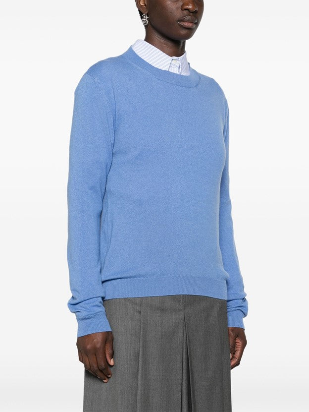 Roma Cashmere Jumper - Azure