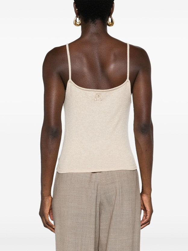 Rapallo Cashmere Tank Top - Chinchilla