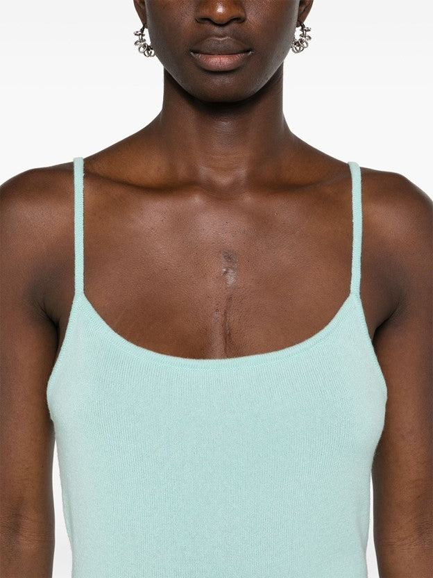 Rapallo Cashmere Tank Top - Reseda